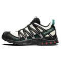 Salomon XA Pro 3D Mesh Hiking Sneakers - Off-White/Dark Green