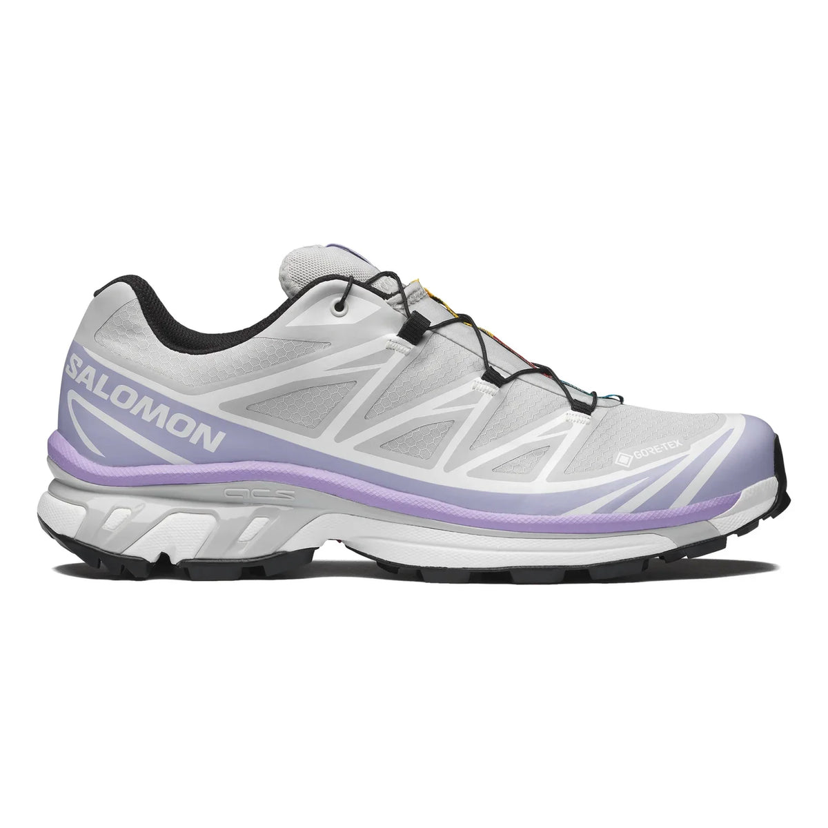 Salomon XT-6 GORE-TEX Trail Running Shoes - Gray Violet / Cosmic Sky / White
