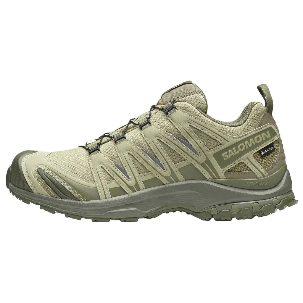 Salomon XA‑PRO 3D Series Light Olive Green Mesh Trail Hiking Sneakers
