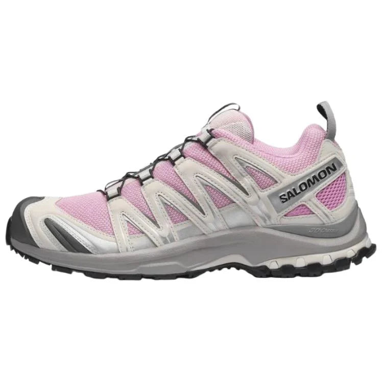 Salomon XA‑PRO 3D Series Pink Light Grey Mesh Hiking Sneakers