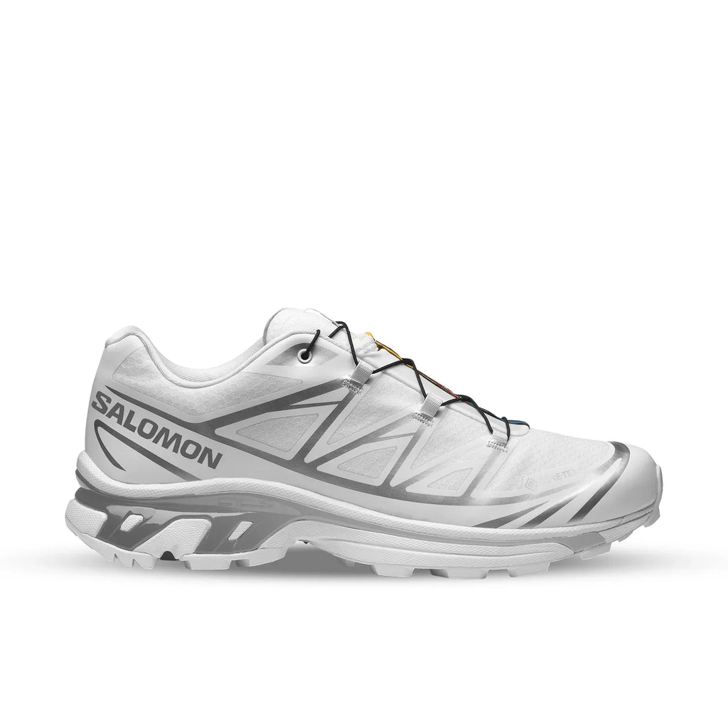 Salomon XT-6 GORE-TEX Trail Running Shoes - White/Silver