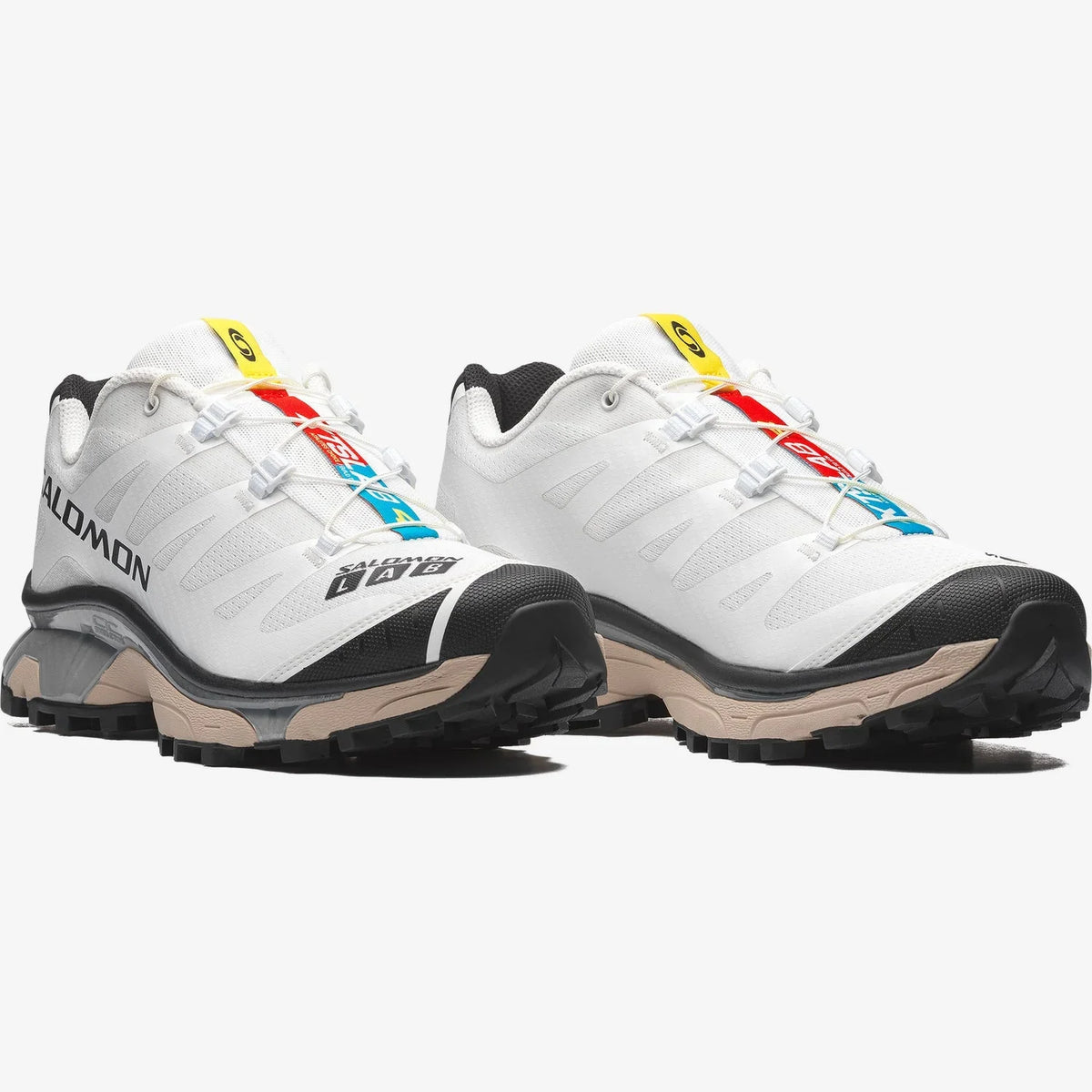 Salomon XT-4 OG Trail Running Shoes - White / Lunar Rock / Night Sky