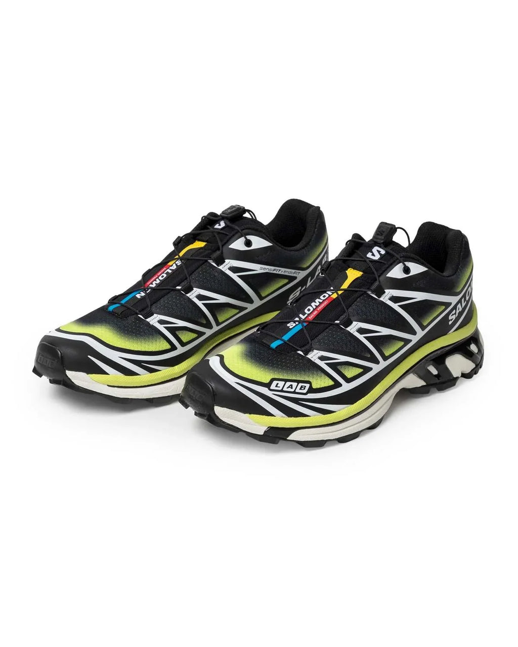Salomon XT-6 Skyline Shoes - Black / Maritime Blue / Sharp Green