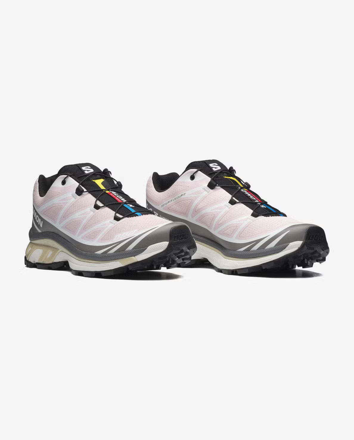 Salomon XT-6 Trail Running Shoes - Cloudburst / Icy Pink / Tapioca
