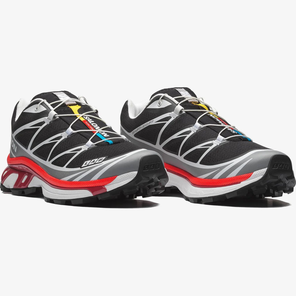 Salomon XT-6 Sportstyle Shoes Color: Alloy/Black/Lava Falls L49211000