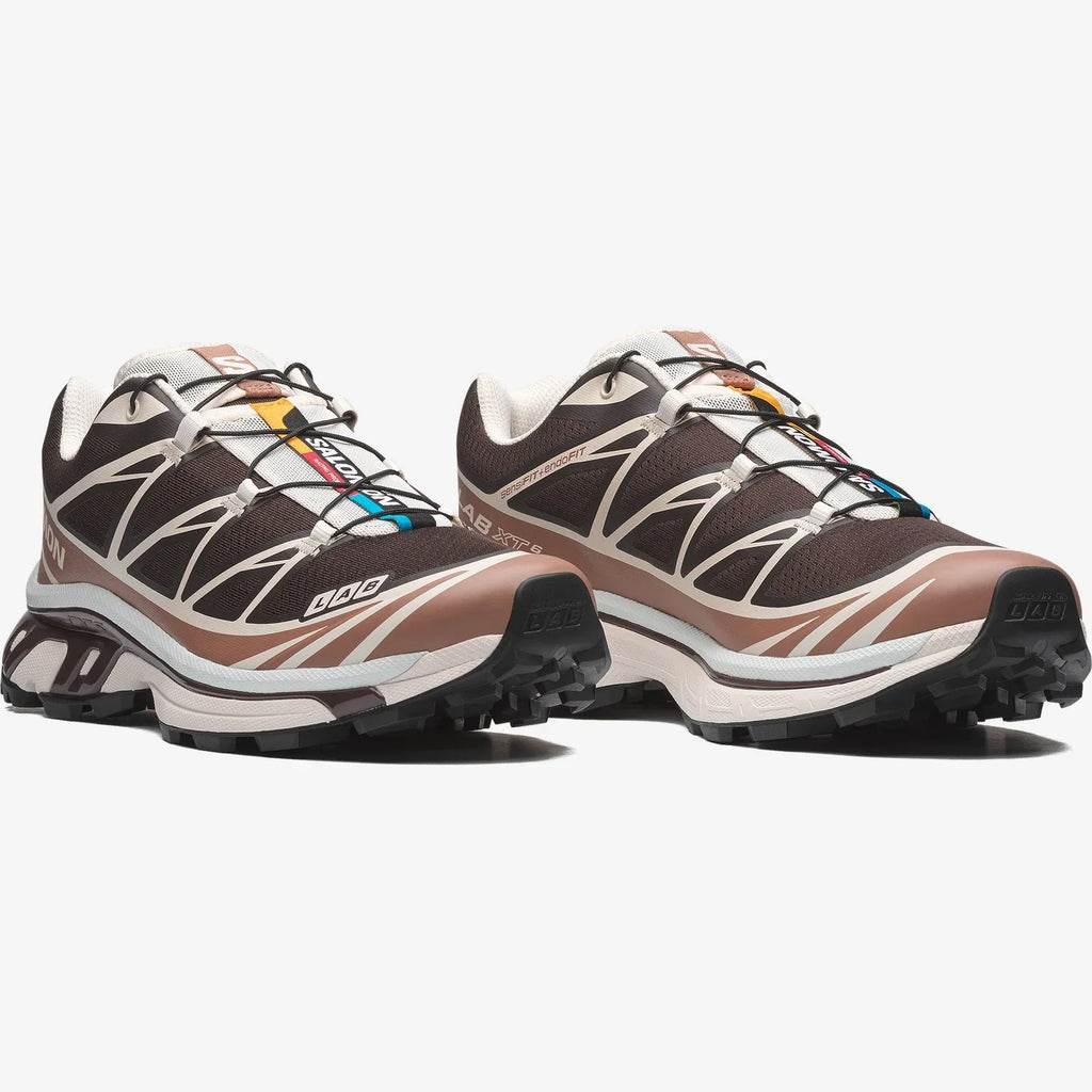 Salomon XT-6 Sportstyle Shoes Color: Black Coffee/Burro/Bitter Chocolate L49306600