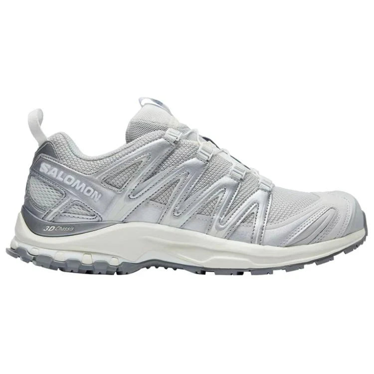 Salomon XA‑PRO 3D Series Silver Light Grey Mesh Hiking Sneakers