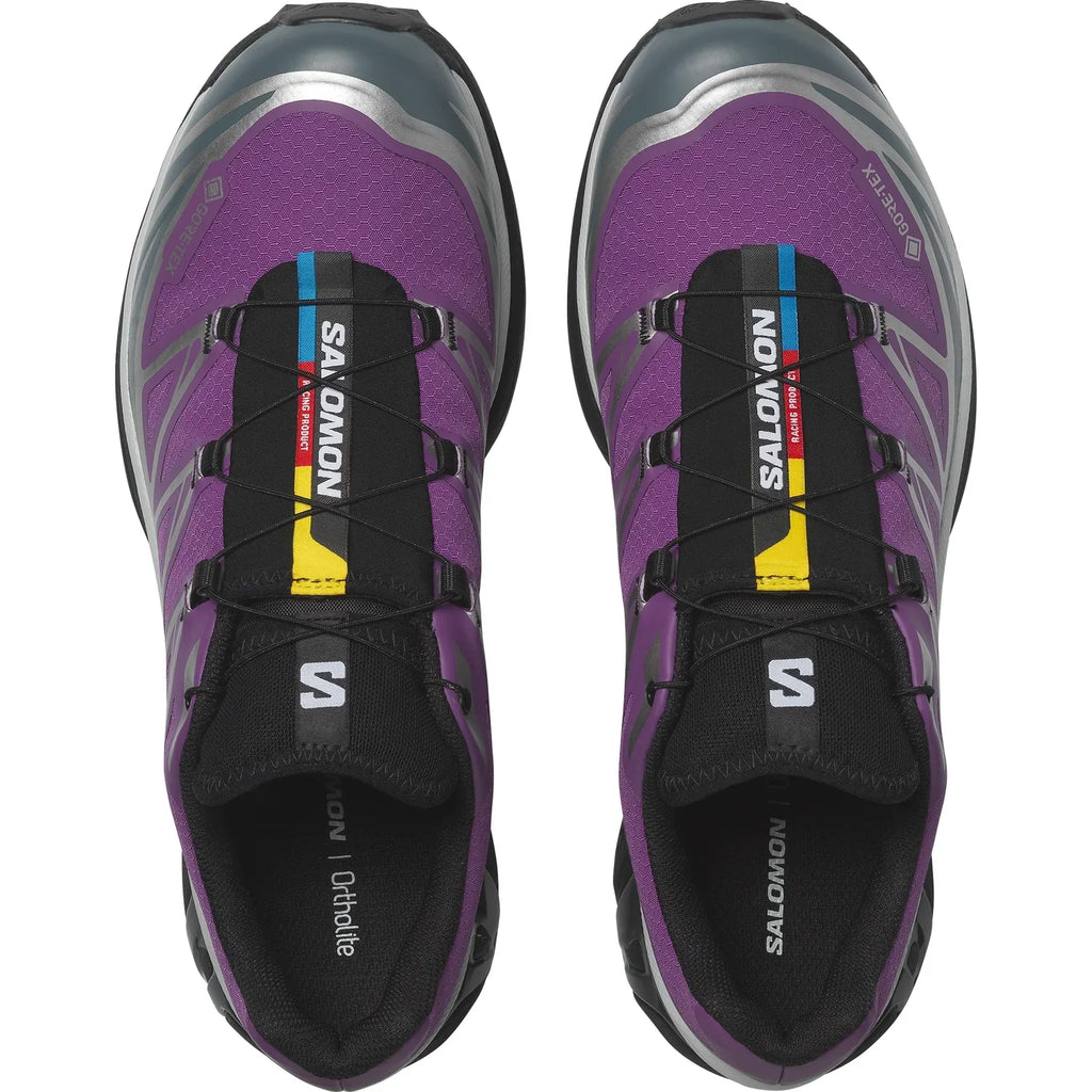Salomon XT-6 GORE-TEX Trail Running Shoes - Concord Grape / Stormy Weather