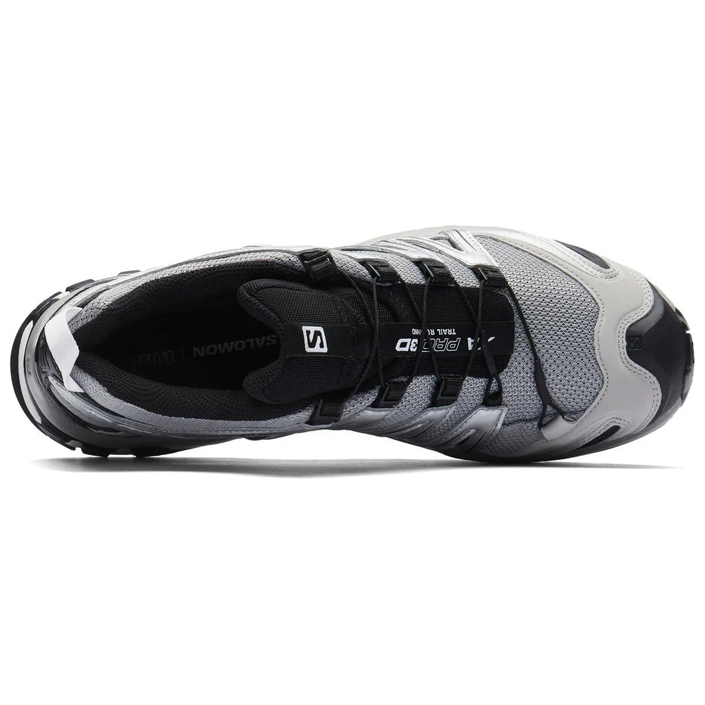 Salomon XA‑PRO 3D Series Silver Grey Black Mesh Hiking Sneakers