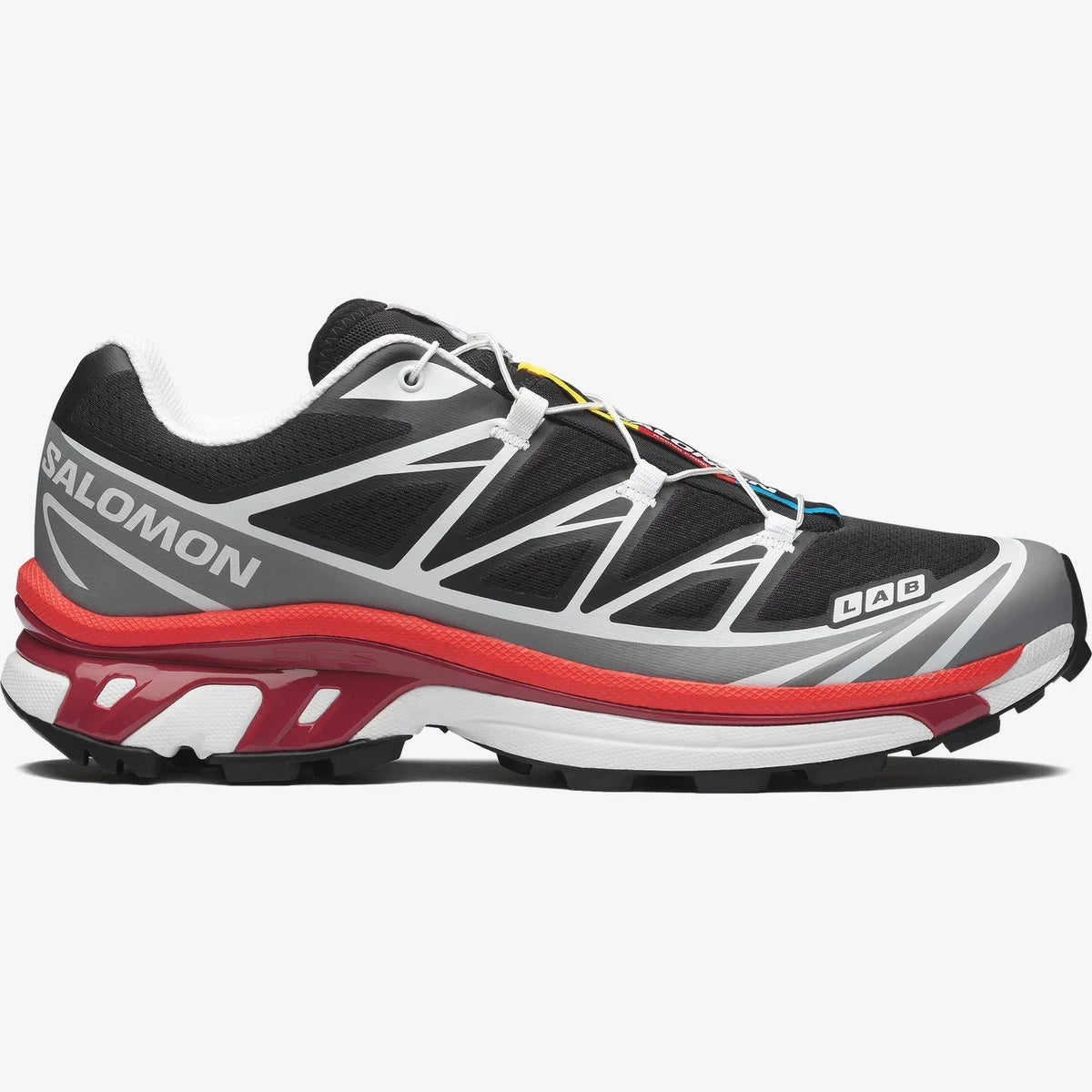 Salomon XT-6 Sportstyle Shoes Color: Alloy/Black/Lava Falls L49211000