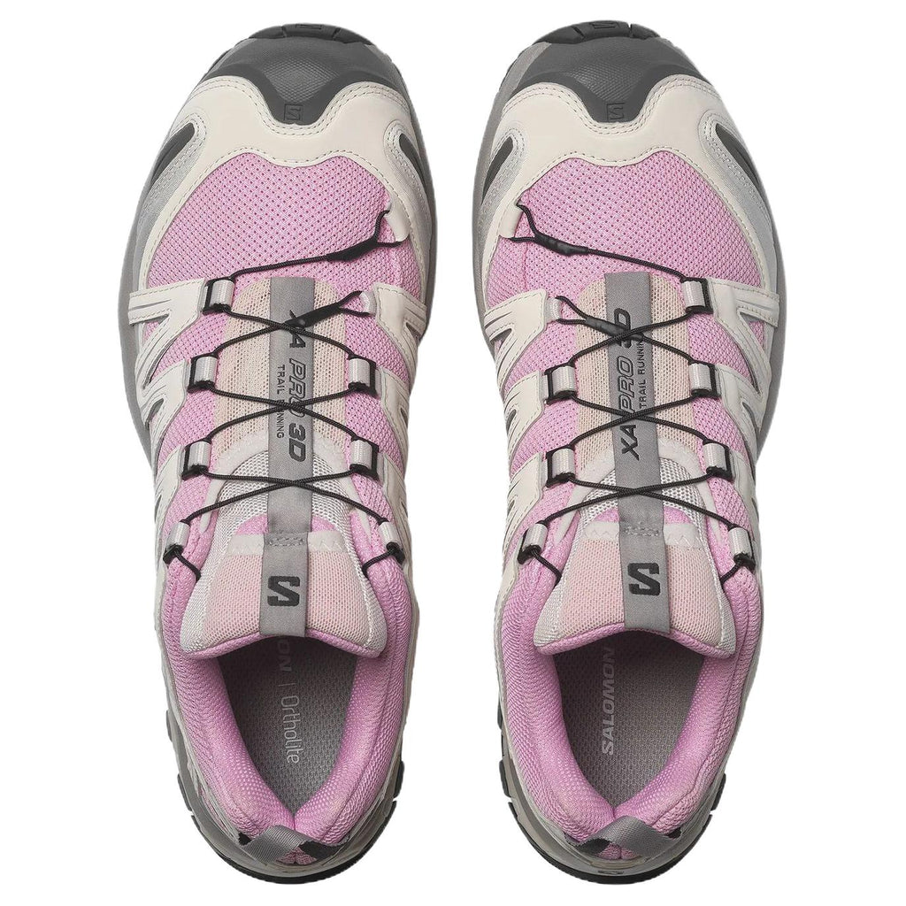 Salomon XA‑PRO 3D Series Pink Light Grey Mesh Hiking Sneakers