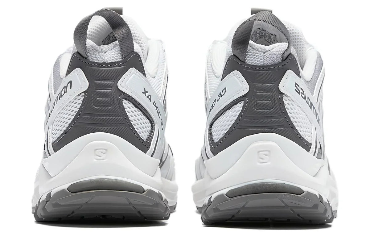 Salomon XA‑PRO 3D Series White Grey Mesh Trail Hiking Sneakers