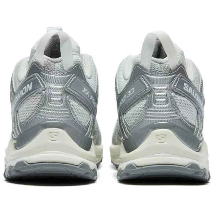 Salomon XA‑PRO 3D Series Silver Light Grey Mesh Hiking Sneakers