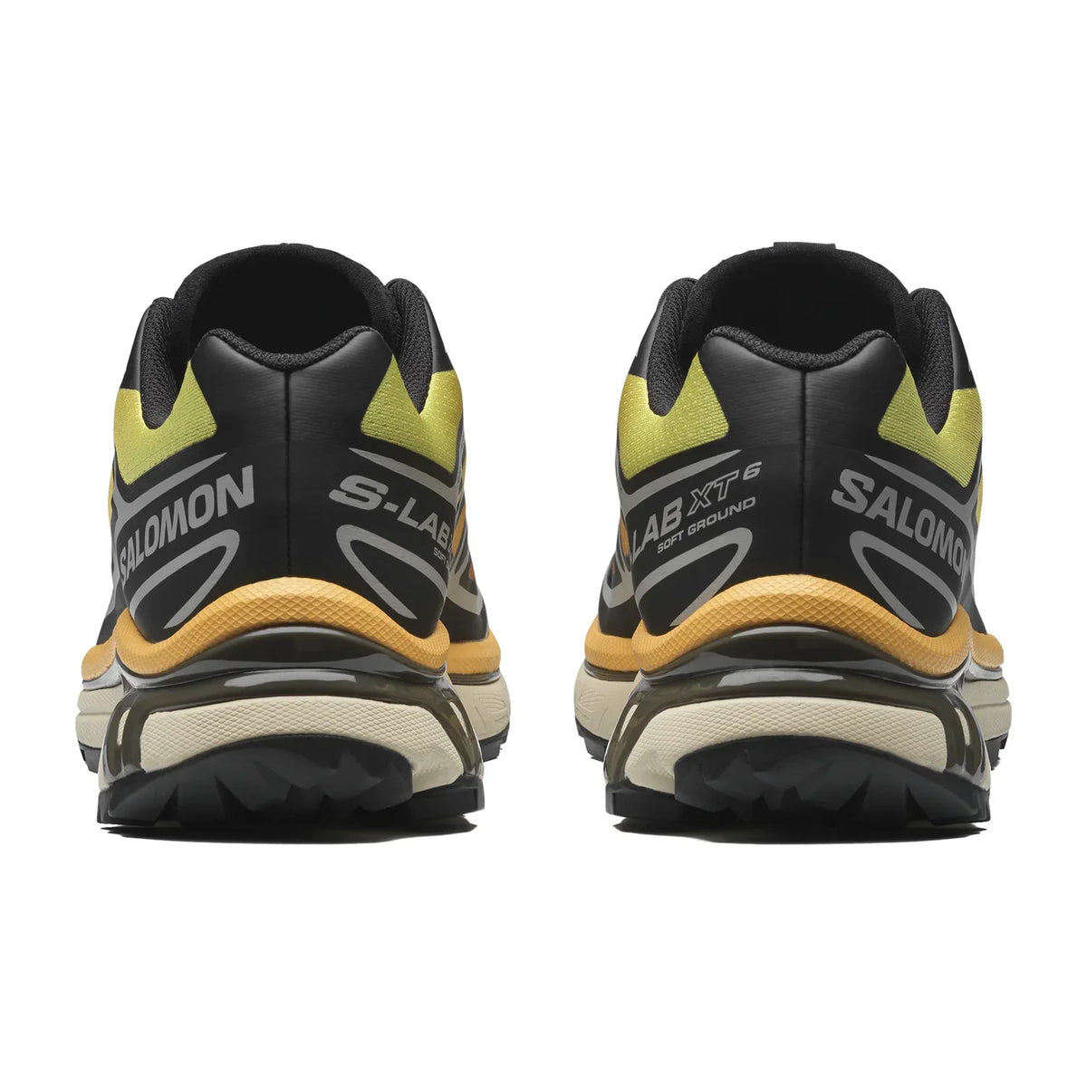 Salomon XT-6 Trail Running Shoes - Black / Grape Leaf