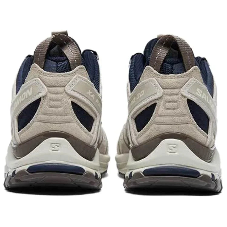 Salomon XA‑PRO 3D Series Navy Beige Mesh Trail Hiking Sneakers
