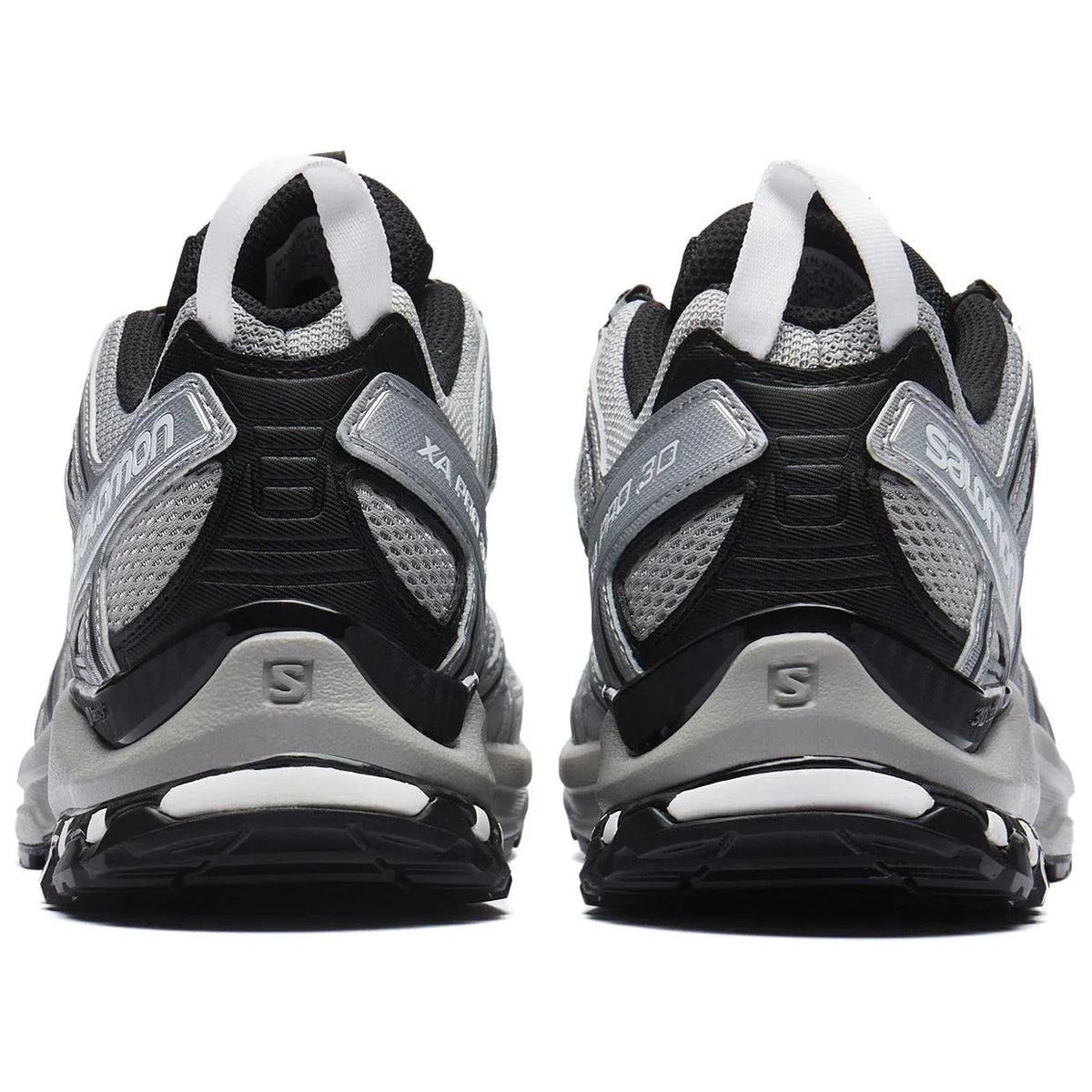 Salomon XA‑PRO 3D Series Silver Grey Black Mesh Hiking Sneakers