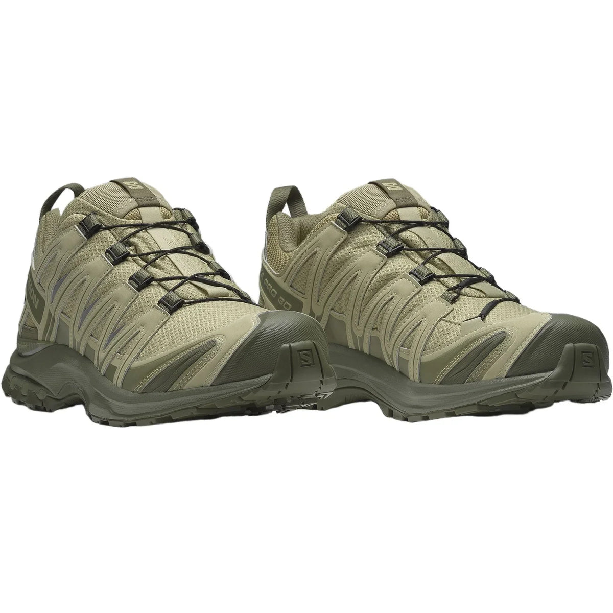 Salomon XA‑PRO 3D Series Light Olive Green Mesh Trail Hiking Sneakers