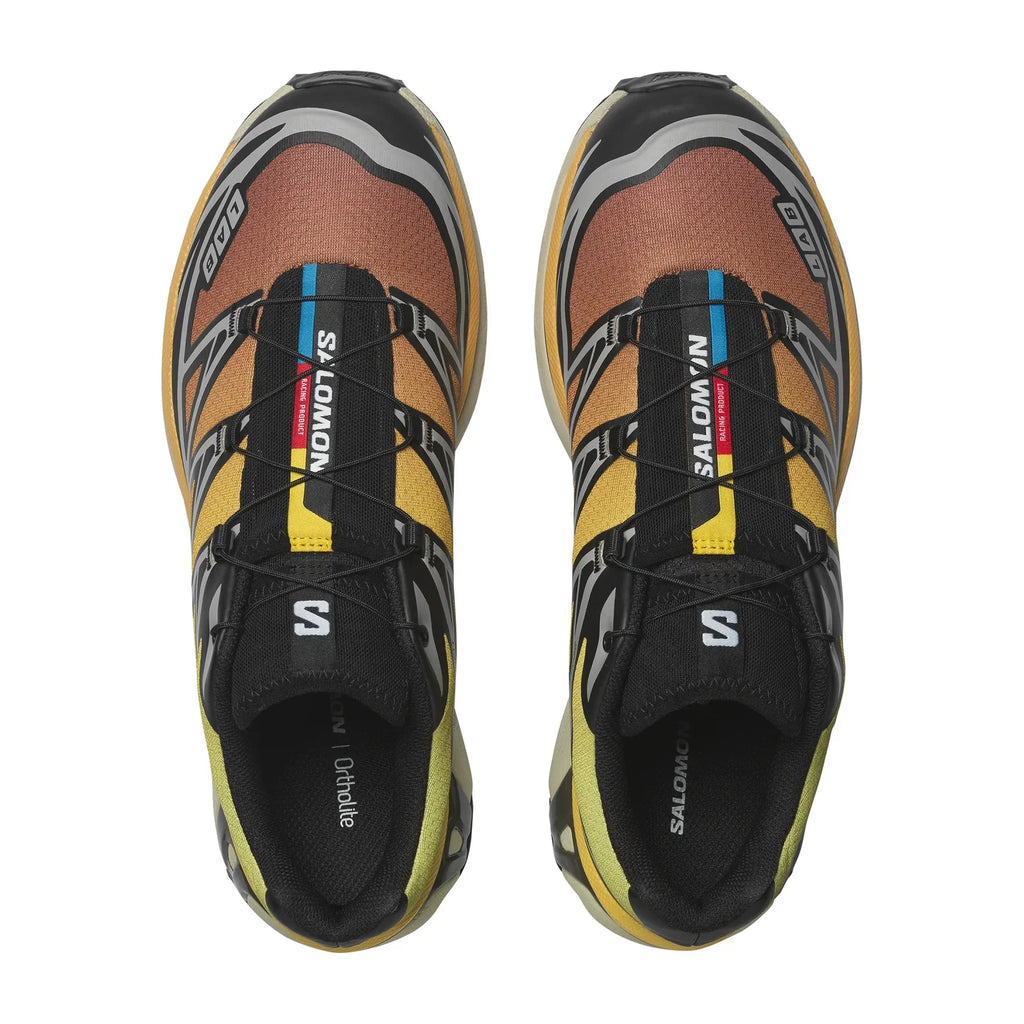 Salomon XT-6 Trail Running Shoes - Black / Grape Leaf