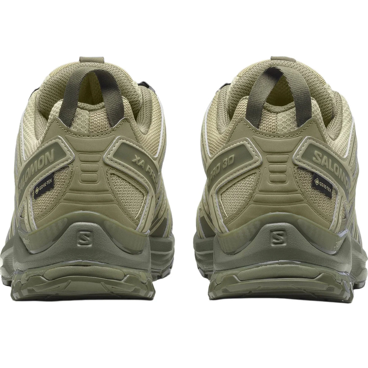 Salomon XA‑PRO 3D Series Light Olive Green Mesh Trail Hiking Sneakers