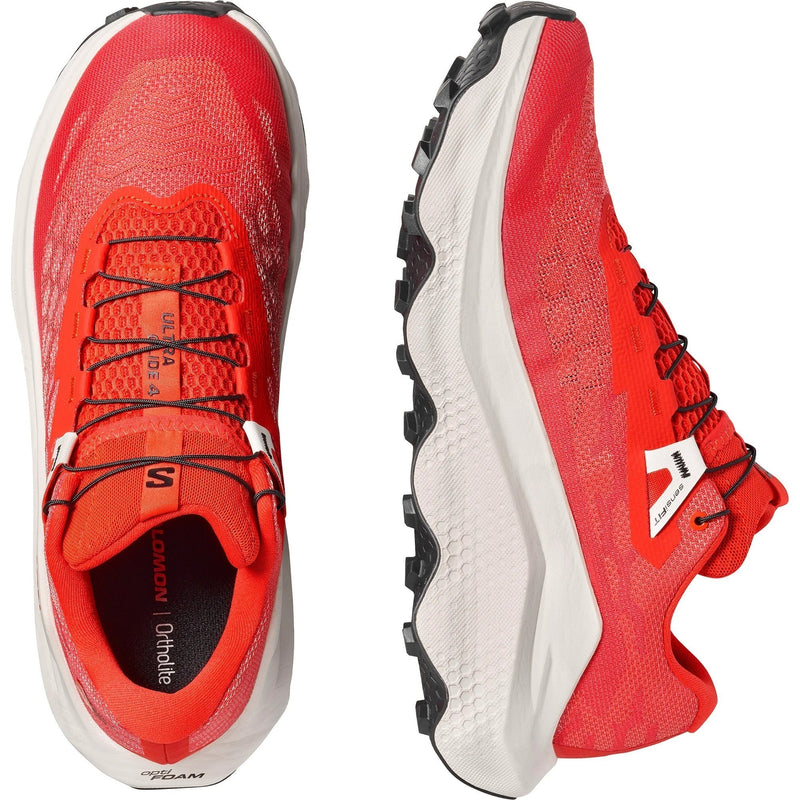 Salomon Ultra Glide 4 Fiery Red Vanilla Trail Running Shoes