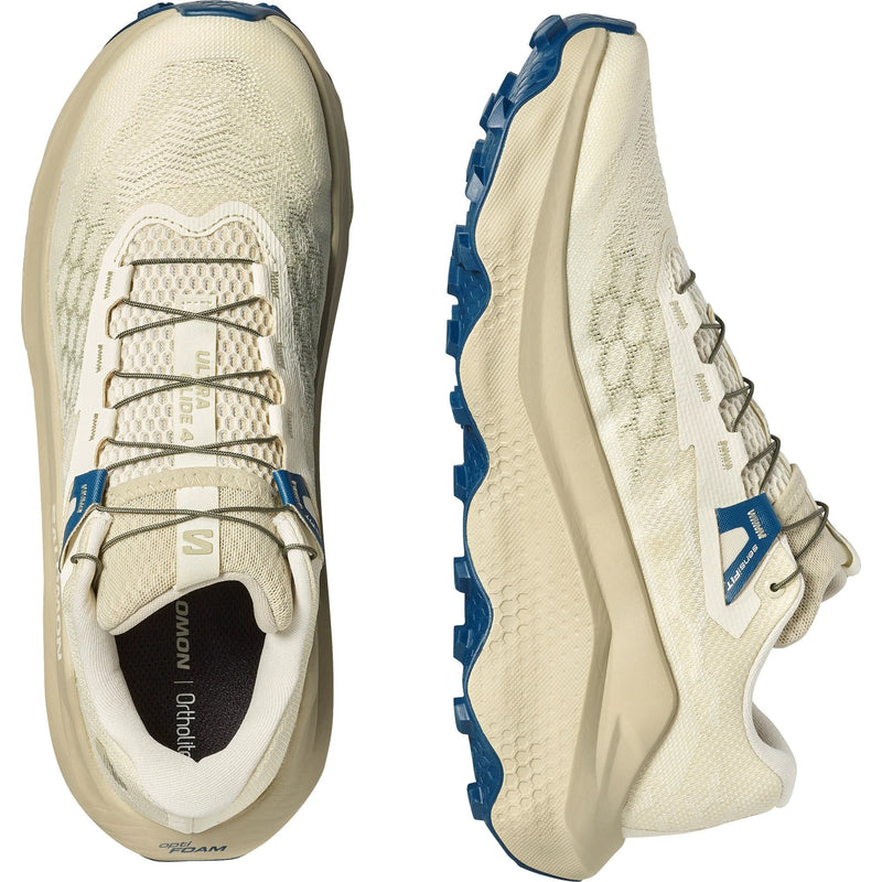 Salomon Ultra Glide 4 Cream Navy Trail Running Shoes