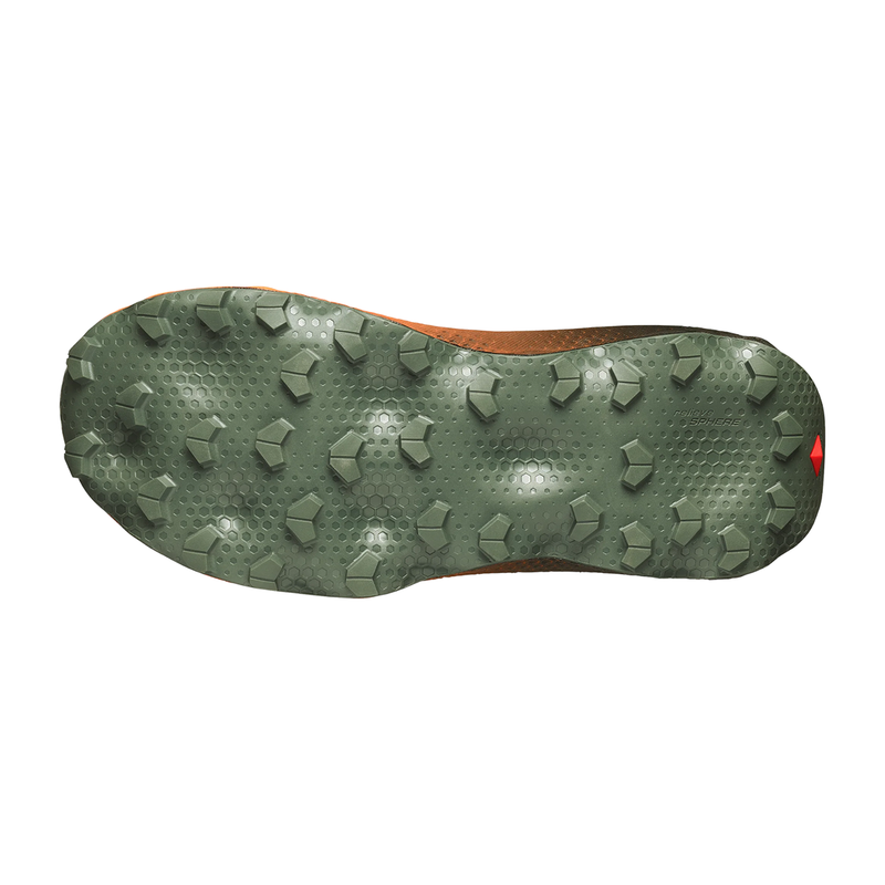 Salomon Ultra Glide 4 Dark Green Orange Trail Running Shoes