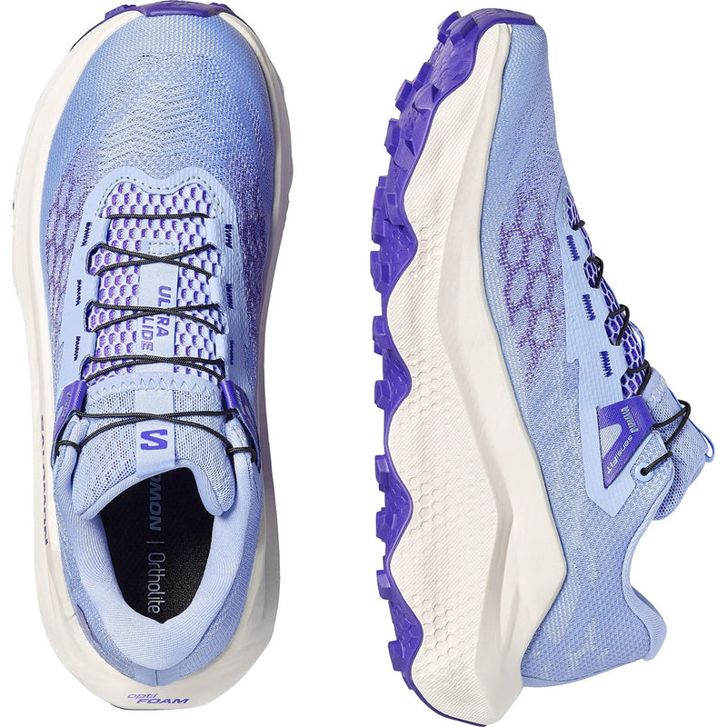 Salomon Ultra Glide 4 Light Blue Purple Trail Running Shoes
