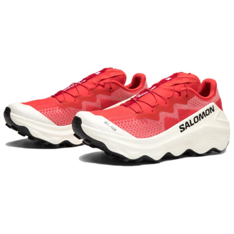 Salomon S‑Lab Ultra Glide 2 Red White Trail Running Shoes