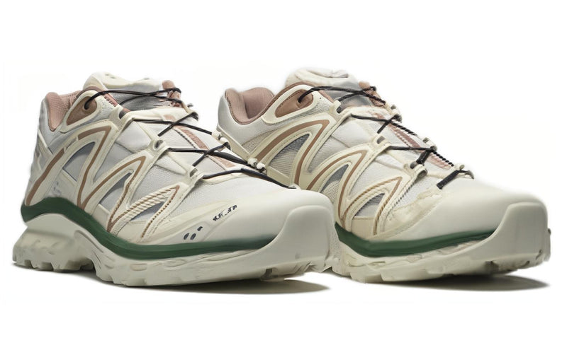 Salomon XT‑Quest ADV Cream White Green Hiking Shoes
