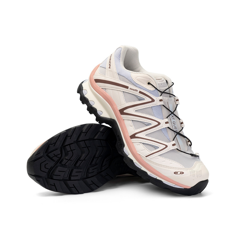Salomon XT‑Quest ADV Cream Light Blue Pink Hiking Shoes