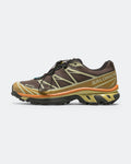 Salomon XT‑6 GORE‑TEX Trail Running Sneakers, Brown Ochre