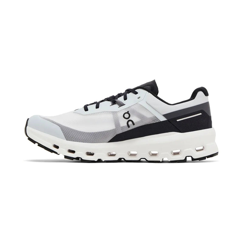 On Cloudvista 2 White Black Trail Running Sneakers