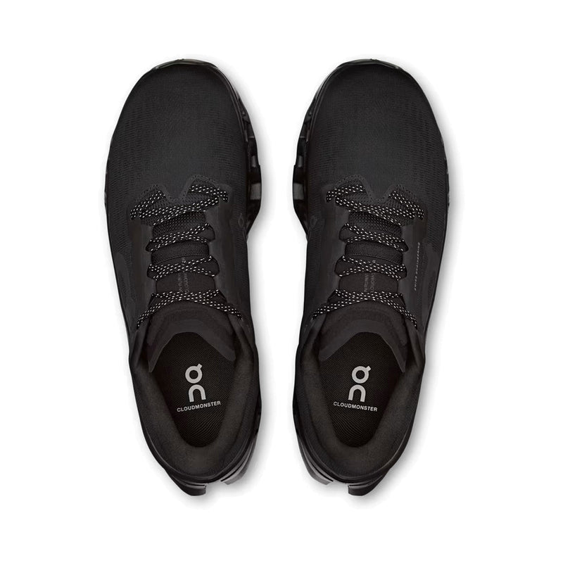 On Cloudmonster All Black Running Sneakers