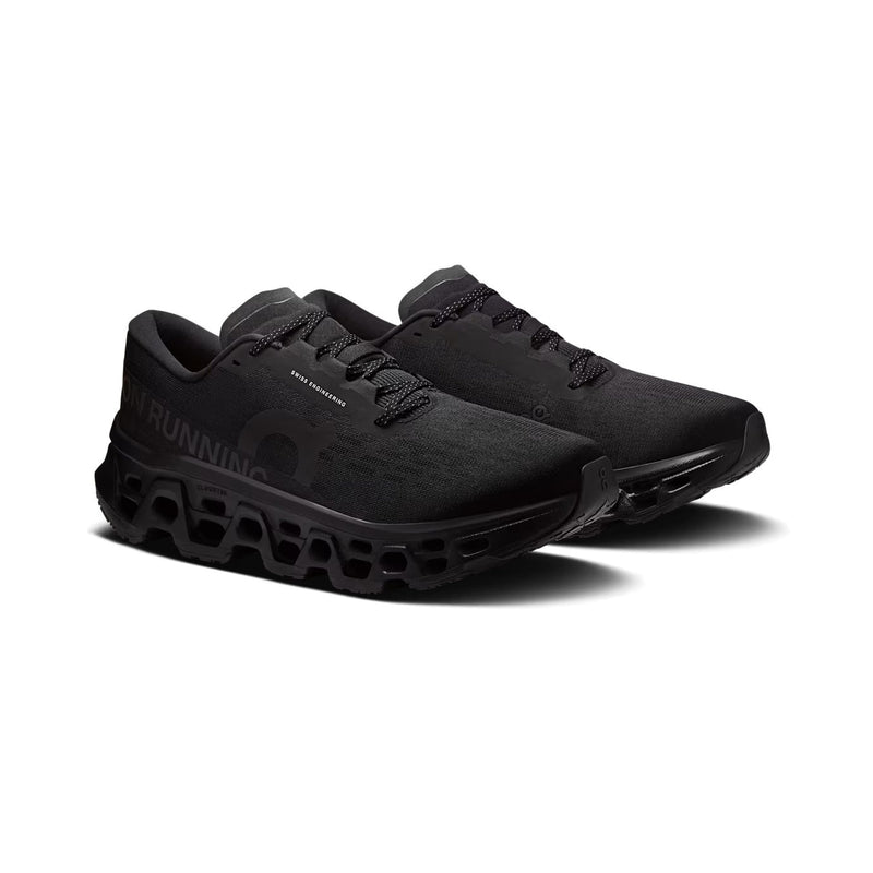 On Cloudmonster All Black Running Sneakers