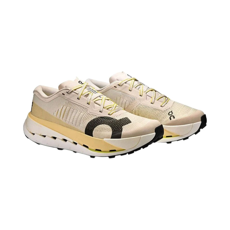 On Cloudultra Pro Cream Yellow Trail Running Sneakers