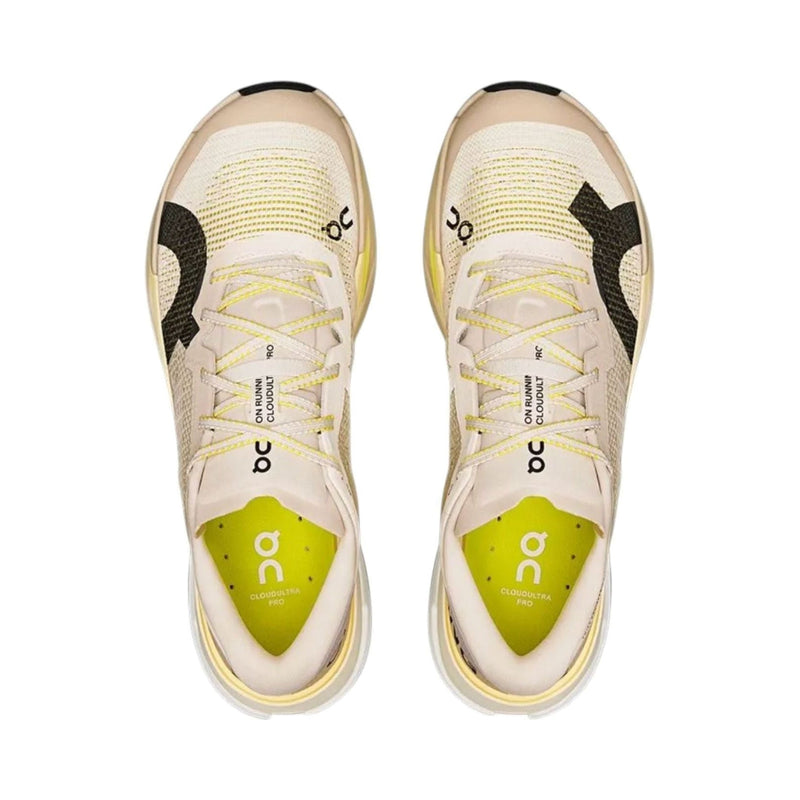 On Cloudultra Pro Cream Yellow Trail Running Sneakers