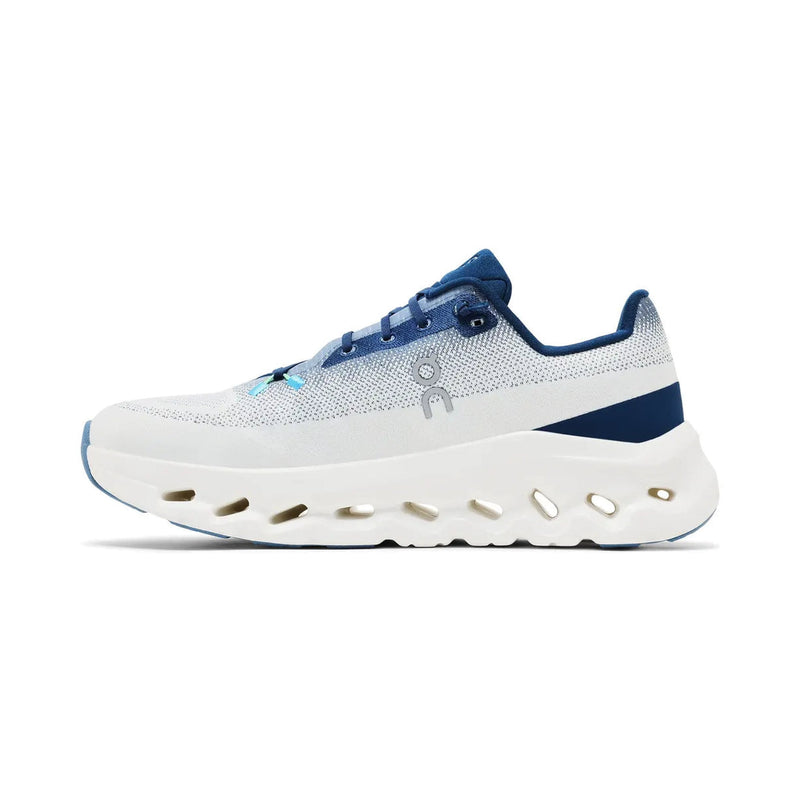On Cloudtilt White Navy Gradient Running Sneakers