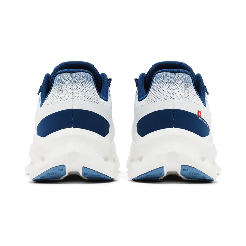 On Cloudtilt White Navy Gradient Running Sneakers
