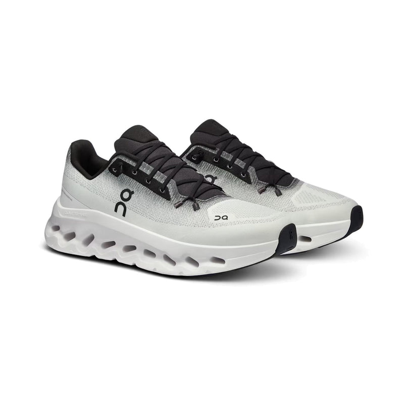 On Cloudtilt White Black Gradient Running Sneakers