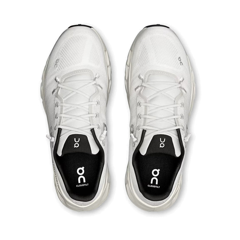 On Cloudtilt White Black Running Sneakers