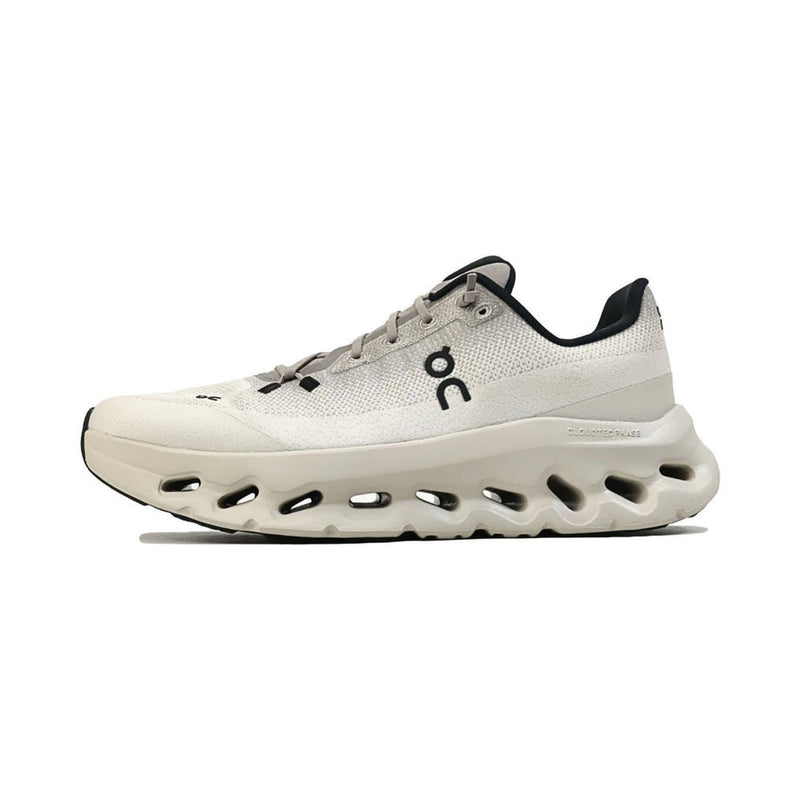 On Cloudtilt Cream Black Running Sneakers