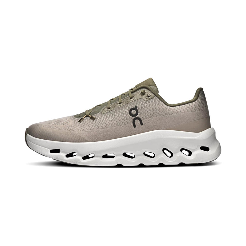 On Cloudtilt Olive Beige Running Sneakers