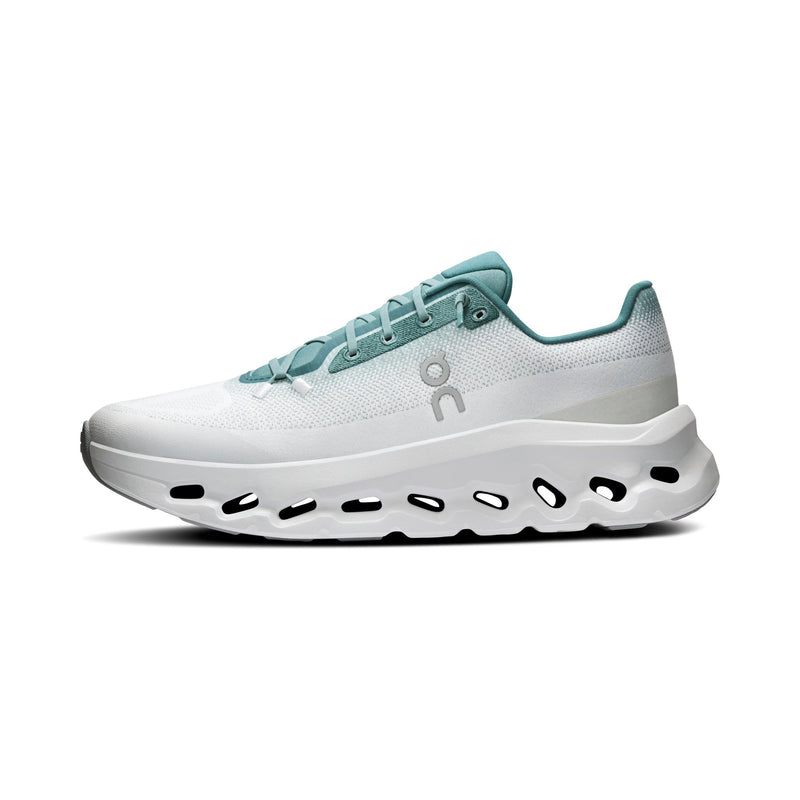On Cloudtilt White Teal Running Sneakers