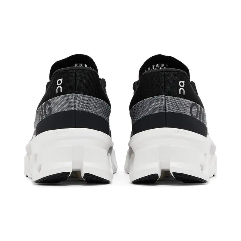 On Cloudmonster Black White Running Sneakers
