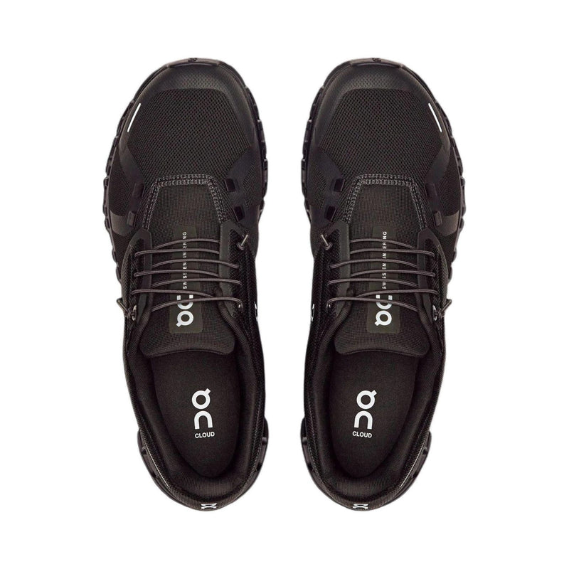 On Cloud 5 All Black Running Sneakers