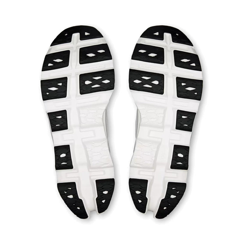 On Cloudmonster White Grey Running Sneakers