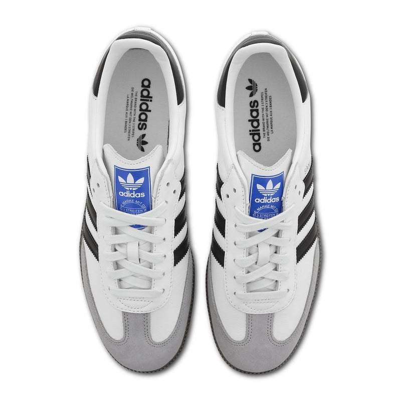 adidas Samba White Grey Black Gum Sneakers