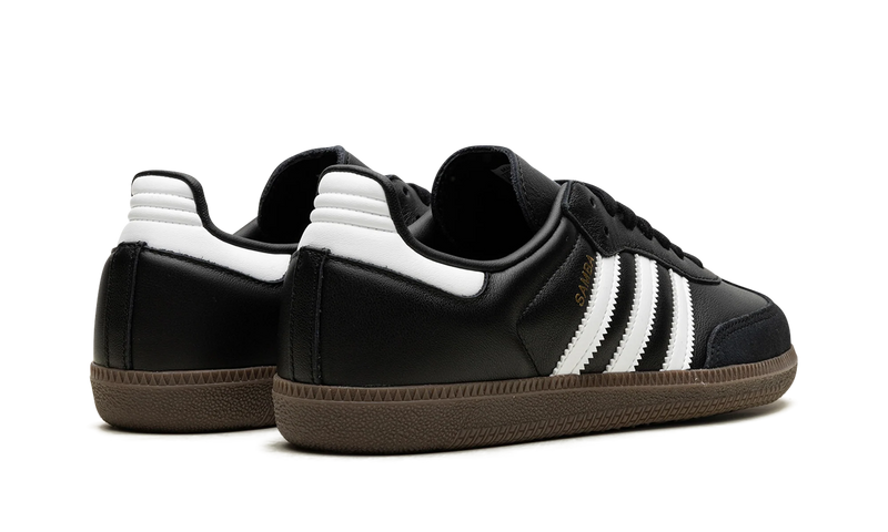 adidas Samba Black White Gum Sole Sneakers
