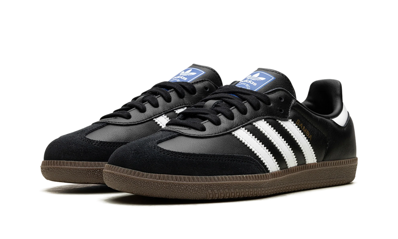 adidas Samba Black White Gum Sole Sneakers