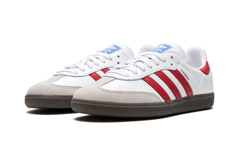 adidas Samba White Red Gum Sneakers